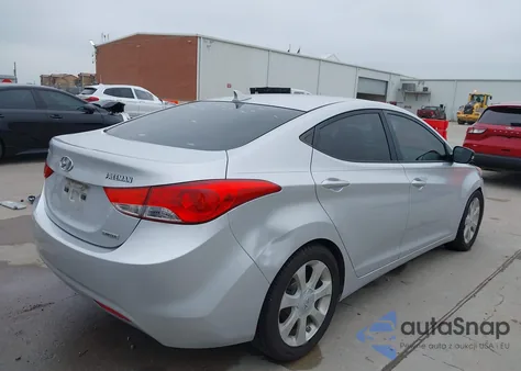 2013 Hyundai Elantra Limited from USA, damaged, VIN KMHDH4AE9DU627379
